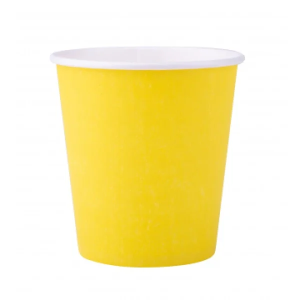 vente luxe pas cher Lot De 28 Gobelets En Carton Jaune 20 Cl 1