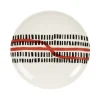 france Maisons Du Monde Assiette à Dessert En Porcelaine Blanche Motifs Graphiques Noirs Et Rouges – Lot De 6 14