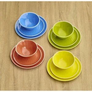 Les Jardins De La Comtesse Assiette à Dessert Verte 23 Cm – Lot De 2 excellente qualité 13