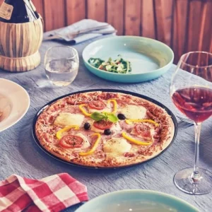 Luminarc Assiette à Pizza Noire D32cm vente luxe pas cher 9