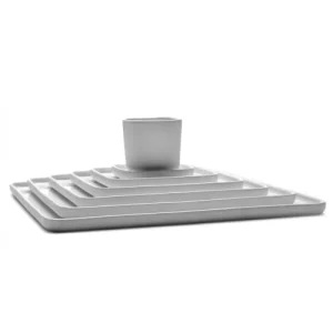 Serax Assiette Carrée En Porcelaine Blanche 16x16cm magasin pour 14