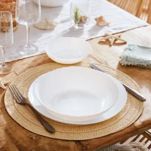 Luminarc Assiette Creuse Blanche D21cm outlet soldes 9