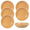 Maisons Du Monde Assiette Creuse En Faïence Jaune – Lot De 6 prix pas cher 17