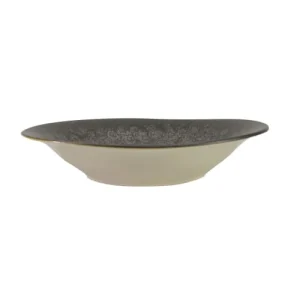 achat pas cher Sibo Homeconcept Assiette Creuse En Grès Réactif Gris 22 Cm – Lot De 6 6