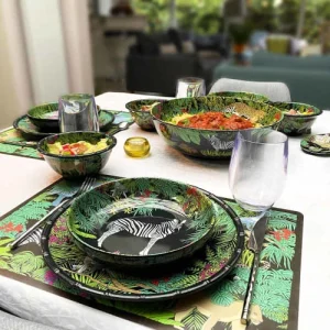 Les Jardins De La Comtesse Assiette Creuse En Mélamine 20 Cm Avec Des Motifs Jungle grande qualité 7