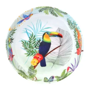 Les Jardins De La Comtesse Assiette Creuse En Mélamine Pure 20 Cm Imprimé De Toucans magasin pour 9