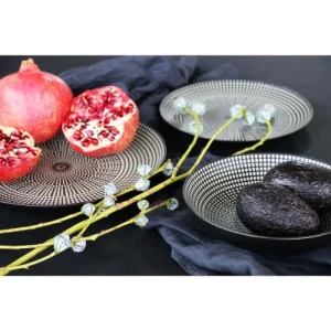 mode Kare Design Assiette Creuse En Porcelaine Noire Et Blanche D20 – Lot De 4 9