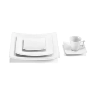 Promotio de vente Medard De Noblat Assiette Dessert En Porcelaine Blanc 10