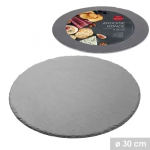 Wadiga Assiette En Ardoise Ronde D30cm SOLDES TOUT À 9