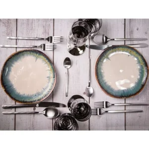 soldes Kare Design Assiette En Céramique Blanche Et Bleue D20 – Lot De 4 15