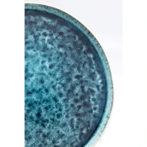 en ligne Kare Design Assiette En Grès Bleu D27 – Lot De 2 11