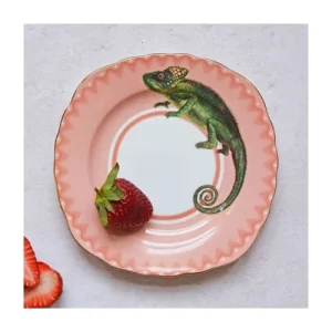 Yvonne Ellen Assiette En Porcelaine Caméléon D16cm Meilleur Service 10