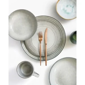 Medard De Noblat Assiette Gourmet En Grès Gris Clair vente luxe pas cher 6