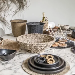 Boutique officielle Bazar Bizar Assiette Moyenne En Terracotta Noire 10