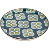 excellents soldes Korb Assiette Plate à Motifs Bleu Foncé 22