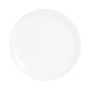 Luminarc Assiette Plate Blanche En Verre Opale Extra Résistant D25cm magasins pour 10