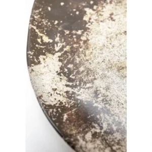 magasin en ligne france Kare Design Assiette Plate En Céramique Marron Et Beige D20 – Lot De 4 13