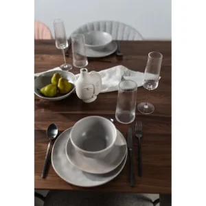 outlet soldes Kare Design Assiette Plate En Céramique Sauge D26 – Lot De 4 8