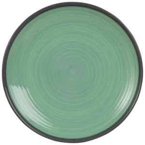 Maisons Du Monde Assiette Plate En Faïence Verte – Lot De 2 Neuve avec étiquette 7