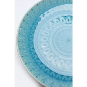 Protections acheteurs Kare Design Assiette Plate En Grès Bleu D21 – Lot De 4 13