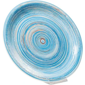 bas prix Kare Design Assiette Plate En Grès Bleu D27 – Lot De 4 11