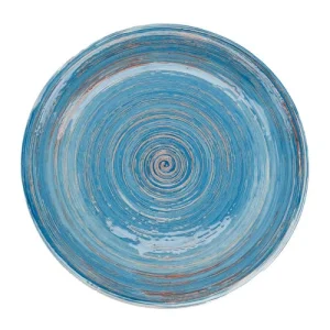 bas prix Kare Design Assiette Plate En Grès Bleu D27 – Lot De 4 13