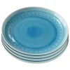 magasin Kare Design Assiette Plate En Grès Bleu D27 – Lot De 4 19