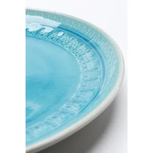 magasin Kare Design Assiette Plate En Grès Bleu D27 – Lot De 4 11