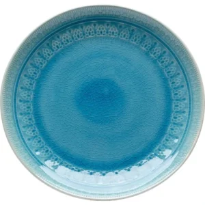 magasin Kare Design Assiette Plate En Grès Bleu D27 – Lot De 4 13