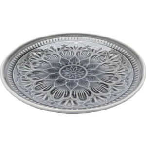 vente à bas prix Kare Design Assiette Plate En Grès Gris D21 – Lot De 4 13