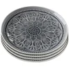 Kare Design Assiette Plate En Grès Gris D27 – Lot De 4 meilleure qualité 14