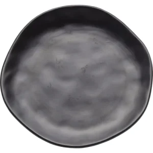 commentaire favorable Kare Design Assiette Plate En Grès Noir D20 – Lot De 4 13