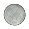 Pas Cher soldes France Sibo Homeconcept Assiette Plate En Porcelaine Gris 23 Cm – Lot De 3 16