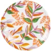 soldes ligne Maisons Du Monde Assiette Plate En Porcelaine Motif Végétal Multicolore – Lot De 6 19