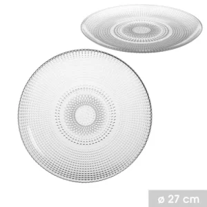 mode pas chere Wadiga Assiette Plate En Verre D27cm 6