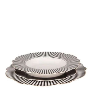 qualité supérieure Mathilde M Assiette Plate Gris Foncé D27,5cm 10