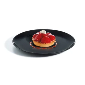 meilleur cadeau Luminarc Assiette Plate Noire D27cm 9