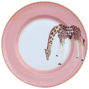 boutique en ligne france Yvonne Ellen Assiettes Animaux En Porcelaine D27cm – Lot De 4 14