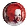 garantie de qualité Lot De 6 Assiettes Clown De L’Horreur Halloween 23 Cm 8