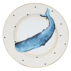 marque moins cher Yvonne Ellen Assiettes En Porcelaine Animaux Marins D20cm – Lot De 4 11