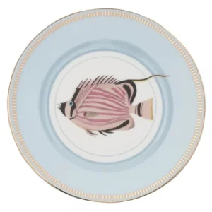 marque moins cher Yvonne Ellen Assiettes En Porcelaine Animaux Marins D20cm – Lot De 4 13