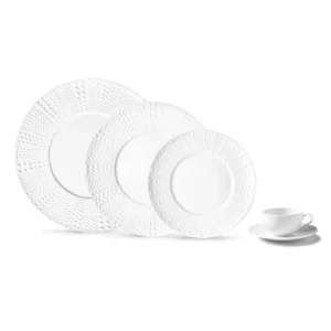 Medard De Noblat Coffret 3 Assiettes De Présentation Blanches fashion pas cher 11