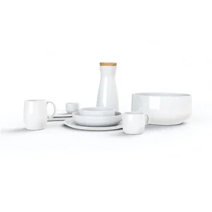 offre spéciale Medard De Noblat Coffret 6 Assiettes Plates Carrées 25,5×25,5cm 10