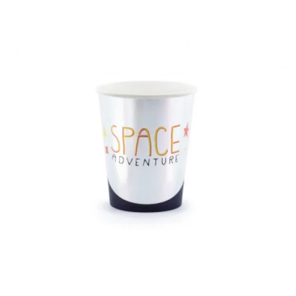 Lot De 6 Gobelets Carton Space Party Paiement sécurisé 1