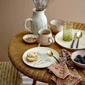 vente en ligne Bloomingville Grande Assiette En Grès Beige 13