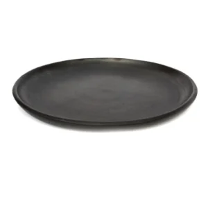 Bazar Bizar Grande Assiette En Terracotta Noire Promotio de vente 9