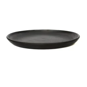 Bazar Bizar Grande Assiette En Terracotta Noire Promotio de vente 11