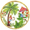 Les Jardins De La Comtesse Grande Assiette Plate En Mélamine Décorée De Singes De Bali Ø 28 Cm garantie de qualité 17