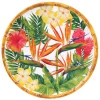 nouveau produit Les Jardins De La Comtesse Grande Assiette Plate En Mélamine Imprimé De Fleurs Exotiques Ø 28 Cm 22