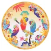 vente en ligne Les Jardins De La Comtesse Grande Assiette Plate Mélamine Motif Perroquet Et Dégradé Orange 28 Cm 7